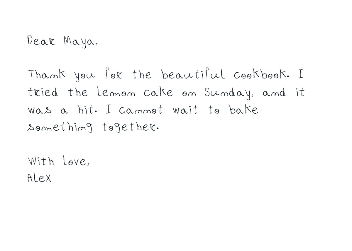 Paper Letters · Exclusive. Light, rounded letters from real handwriting.