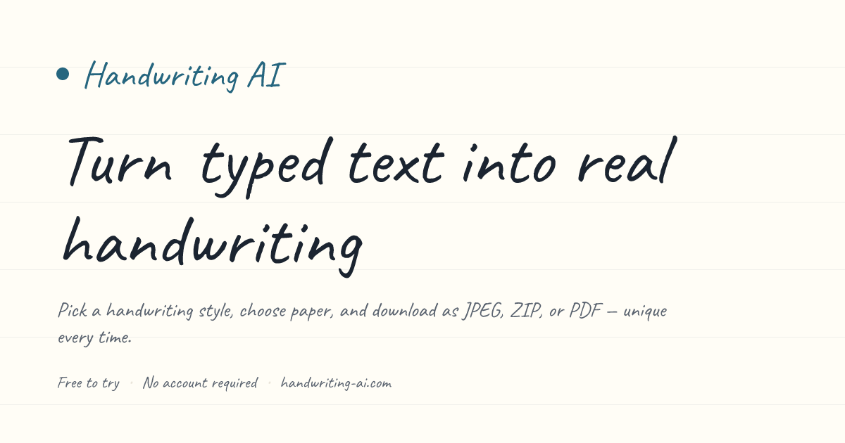 Handwriting AI logo